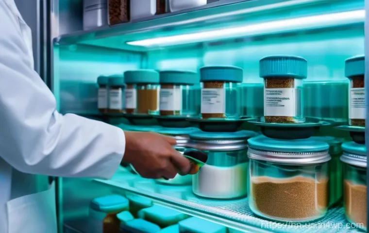 곤충단백질의 저장 및 보관 방법 - **Prompt 2: Optimal Storage of Insect Protein Powder**
    "A neatly organized pantry shelf or the i...