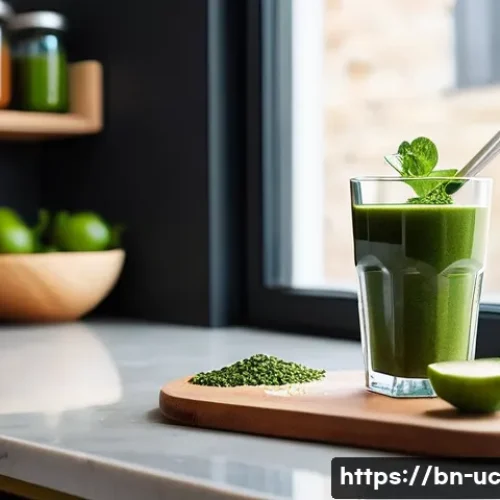 Home 33 곤충단백질과 채식주의의 만남 - **Prompt 1: A Modern, Sustainable Kitchen Embracing Insect Protein**
"A bright, clean, and moder...
